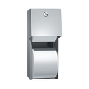 ASI 0030- Toilet Tissue Dispenser, Twin Hide-A-Roll – Surface Mounted
