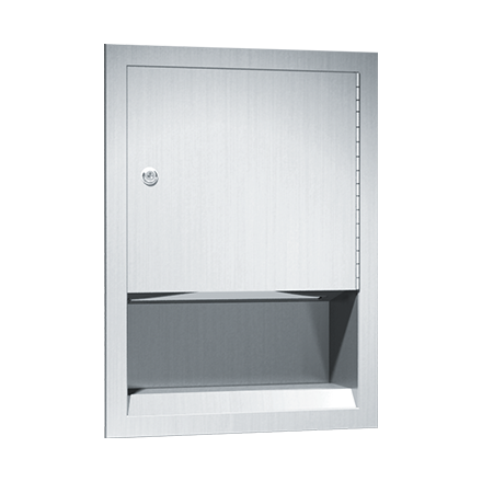 ASI 0457 - Traditional™ - Paper Towel Dispenser - Multi, C-fold - Recessed