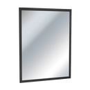 ASI 0600-2436-41 - Matte Black Stainless Steel Inter-Lok Angle Frame Mirror