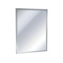 ASI 0600-3036 - Mirror - Stainless Steel, Inter-Lok Angle Frame - Plate Glass - 30"W X 36"H