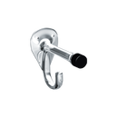 ASI 0714 - Coat Hook & Bumper - Chrome Plated Brass - Surface Mounted