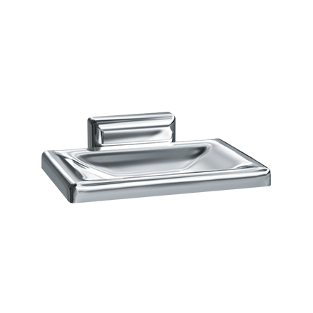 ASI-0721-Z - Soap Dish - Chrome Plated Zamak - Surface Mounted