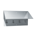 ASI-128-1 - Security Bookshelf & Clothes Hook - Front Mount - Surface Mounted