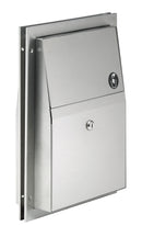 Bradley 4721-150000 - Standard Series Napkin Disposal, Partition-Mounted