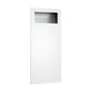 ASI-6474-00 - Piatto™ Completely Recessed Waste Receptacle - White Phenolic Door
