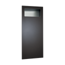 ASI-6474-41 - Piatto™ Completely Recessed Waste Receptacle - Matte Black Phenolic Door