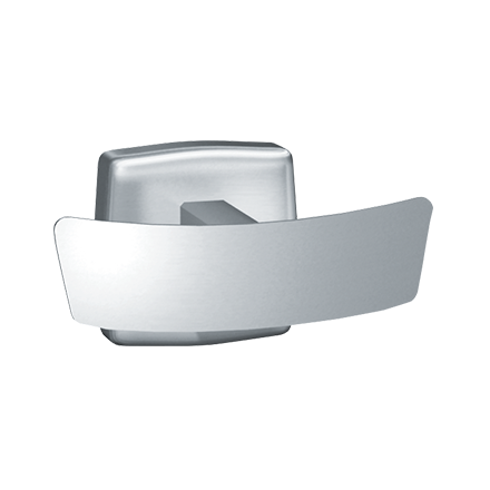 ASI 7345-S - Robe Hook - Double - Satin Stainless Steel - Surface Mounted