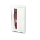 JL Industries - 1816V10 - Ambassador Series Steel Cabinet with Vertical Acrylic Window & 1.5" Square Trim, Semi-Recessed 5.5" Depth