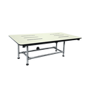 ASI-8209 - Folding Shower Seat  - Four Leg, ADA - Solid Phenolic, White - 48"W