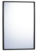 Bobrick B-290.MBLK 2436 - Welded-Frame Mirror Matte Black