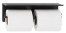 Bobrick B-540.MBLK - Surface-Mounted Toilet Tissue Dispenser & Utility Shelf, Matte Black