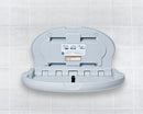 Koala Kare-KB208-01 Baby Bear Oval Plastic Changing Station (Grey)