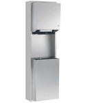 Gamco-TW-14RPFS -Surface-Mounted Towel Dispenser and Waste Receptacle Combination