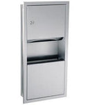 Gamco-TW-1FS -Surface-Mounted Towel Dispenser and Waste Receptacle Combination