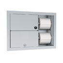 ASI Toilet Tissue Dispenser & Sanitary Napkin Disposal - Recessed