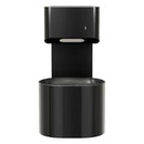 Bradley Elvari Paper Towel Dispenser/Waste Receptacle 2B5-113400-BB, Surface Mount 10 gal, Small-Brushed Black