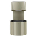Bradley Elvari Paper Towel Dispenser/Waste Receptacle 2B5-113400-BN, Surface Mount 10 gal, Small-Brushed Nickel