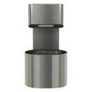 Bradley Elvari Paper Towel Dispenser/Waste Receptacle , 2B5-113400-BS Surface Mount 10 gal, Small-Brushed Satin
