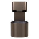Bradley Elvari Paper Towel Dispenser/Waste Receptacle , 2B5-113400-BZ Surface Mount 10 gal, Small-Brushed Bronze