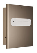 Bradley Elvari 5B1-003600-BZ Brushed Bronze Seat Cover Dispensers , Recessed, Large Capacity - Brushed Bronze