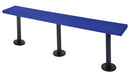 Bradley PED9572-203 - Pedestal Bench, Ped Bench 9.5wx72l DP Blue