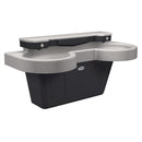 Bradley S93-723 - 2 Station Express Lavatory System, Ss-2n/empire Gray/coal Trap/ir