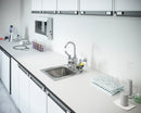 Bradley S19-500W - Deck-Mounted Swing-Activated Faucet/Eyewash, Wristblade Faucet