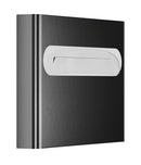 Bradley Elvari 5B1-110000-BB  Seat Cover Dispensers , Surface Mounted , Medium Capacity - Brushed Black