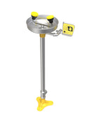Bradley S19-212B - Pedestal-Mount Eye/Face Wash Unit with Stainless Steel Bowl