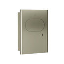 Bradley Elvari 4B2-000000-BN Napkin Disposal, Recessed- Brushed Nickel