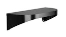 Bradley 7B2-0051896-BR - Elvari Shelf, Surface Mounted, With or Without Hooks, Shelf, 5"x18" with Hooks-brushed Brass