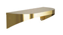 Bradley 7B2-0081200 - Elvari Shelf, Surface Mounted, With or Without Hooks, Shelf, 8"x12"