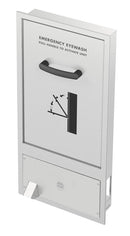 Bradley S19294HBD - Barrier Free Concealed Swing-Down Eyewash with Daylight Drain