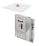 Bradley S19345JFBD - Concealed Barrier Free Eye/Face Wash & Drench Shower, Flush-Mounted Showerhead, Daylight Drain