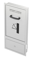 Bradley S19294HBT - Barrier Free Concealed Swing-Down Eyewash with P-Trap