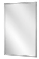 Bradley 780-020600 - Angle Frame Mirror, Af Mirror- 20 X 60 Stainless Steel Frame- Satin Finish