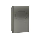Bradley Elvari 4B2-000000-BS Napkin Disposal, Recessed- Brushed Stainless