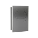 Bradley Elvari 4B2-000000 Napkin Disposal, Recessed- Satin Stainless