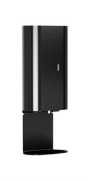 Bradley Elvari 6B1-119400T-BB Automatic Liquid Soap/ Gel Hand Sanitizer Dispenser,  Surface Mounted, w/ Drip Tray,  AC Plug- Brushed Black