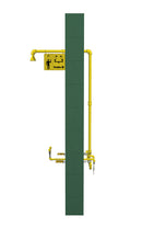 Bradley S19-310TW18 - Frost Proof Wall Mounted Drench Shower and Eyewash, 18″