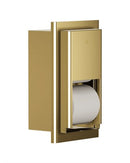 Bradley Elvari 5B2-000000-BR  Toilet Paper Dispenser , Recessed , Medium Capacity - Brushed Brass