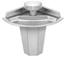 Bradley S93-651 - 54″ 3-Station Corner Sentry Washfountain Floor Mounted, Sn2013/a/ast4/std/tma/lsd