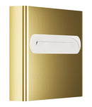 Bradley Elvari 5B1-113600-BR  Seat Cover Dispensers , Surface Mounted , Large Capacity - Brushed Brass