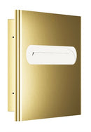 Bradley Elvari 5B1-003600-BR Seat Cover Dispensers , Recessed, Large Capacity - Brushed Brass
