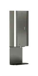Bradley Elvari 6B1-119400T Automatic Liquid Soap/ Gel Hand Sanitizer Dispenser,  Surface Mounted, w/ Drip Tray,  AC Plug- Satin Stainless