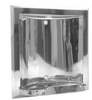 ASI-0404-Z - Soap Dish - Chrome Plated Zamak - Recessed
