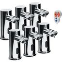 ASI-0390-6-1AC - EZ Fill™  - Top Fill, MULTI-FEED LIQUID Soap Dispenser Head² - 6 Pack SKU - Includes Remote Control - (AC Plug in) - POLISHED FINISH