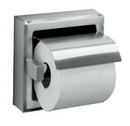 ASI-7402-HSSM - Toilet Tissue Holder - Single, Hooded - Satin Stainless Steel - Surface Mounted