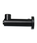 Bobrick B-9541.MBLK Surface-Mounted Coat Hook with Bumper, Matte Black