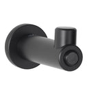 Bobrick B-9541.MBLK Surface-Mounted Coat Hook with Bumper, Matte Black